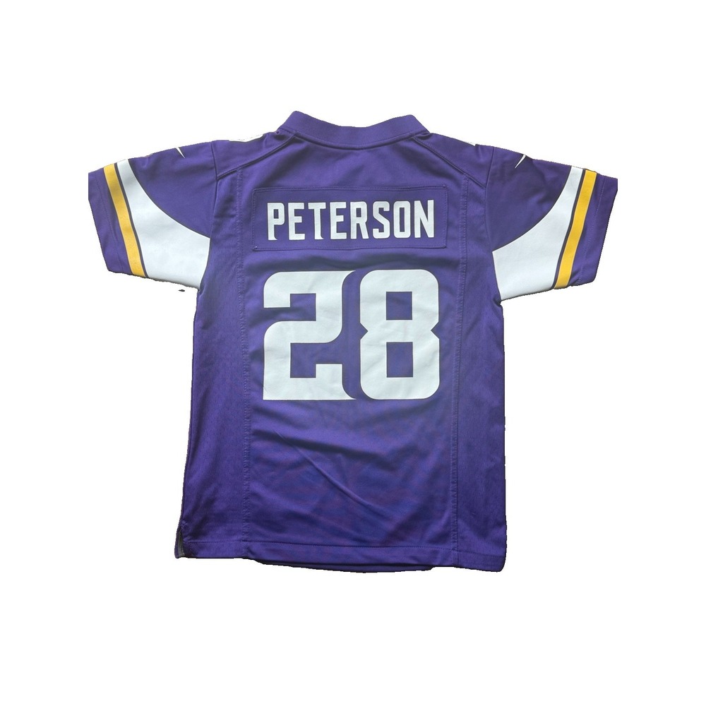 Adrian Peterson #28 Minnesota Vikings Nike NFL Jersey Purple Size M Medium